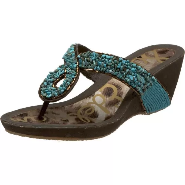 Sam Edelman Womens Gigi Thong SandalTurquoise