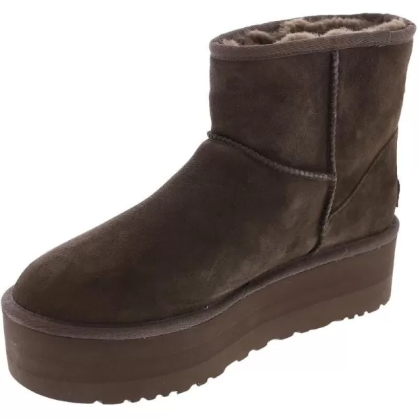 UGG Classic Mini Platform Womens BootBurnt Cedar