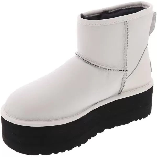 UGG Classic Mini Platform Womens BootUltra Matte White