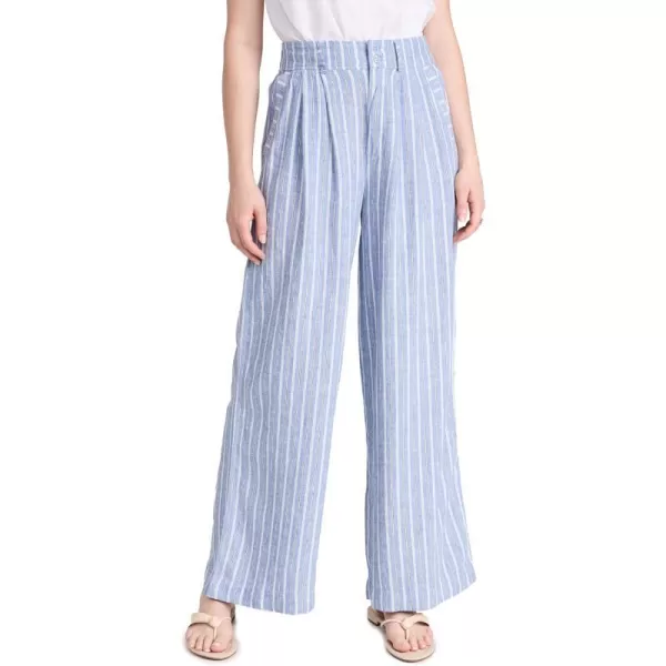 Z SUPPLY Womens Taylor Striped PantsMarina Blue