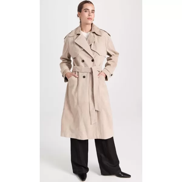 ANINE BING Womens Finley Trench CoatBrown