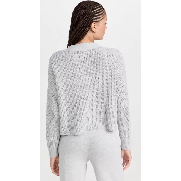 Eberjey Womens The Cropped CardiganHeather Grey