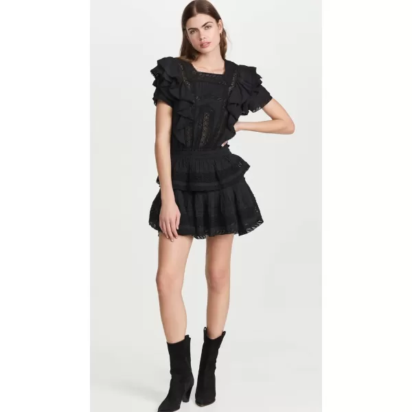 LOVESHACKFANCY Womens Stella DressBlack