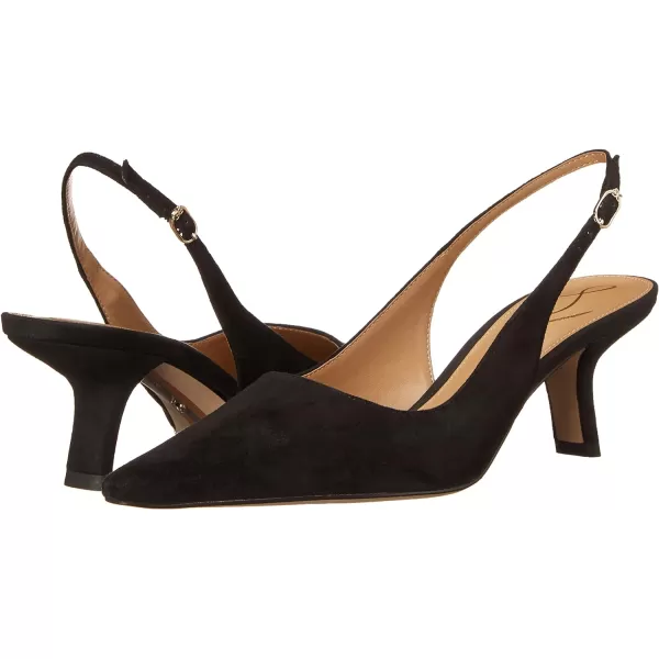 Sam Edelman Womens Bianka Sling PumpBlack Suede