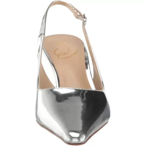 Sam Edelman Womens Bianka Sling PumpSoft Silver