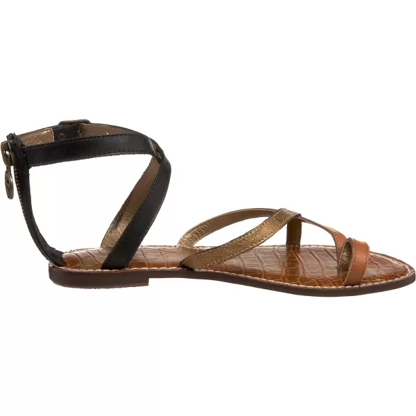 Sam Edelman Womens Gigi Thong SandalBlackBronzeWhiskey