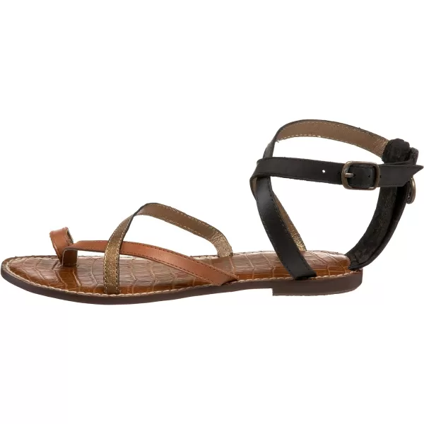 Sam Edelman Womens Gigi Thong SandalBlackBronzeWhiskey