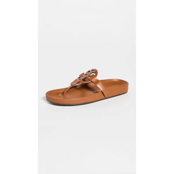 Tory Burch Womens Miller Cloud SandalsBourbon Miele