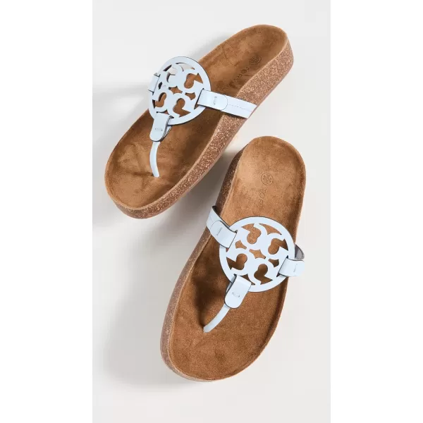 Tory Burch Womens Miller Cloud SandalsCrisp BlueNatural