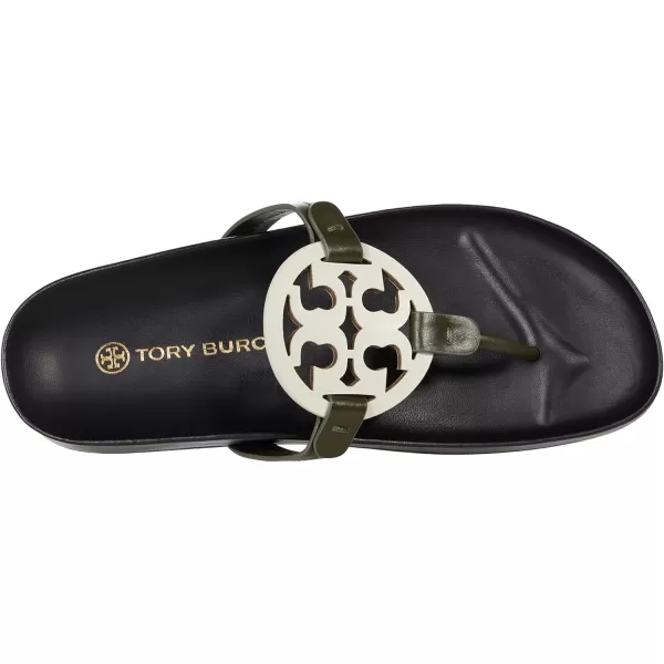 Tory Burch Womens Miller Cloud SandalsLeccioIvoryBlack