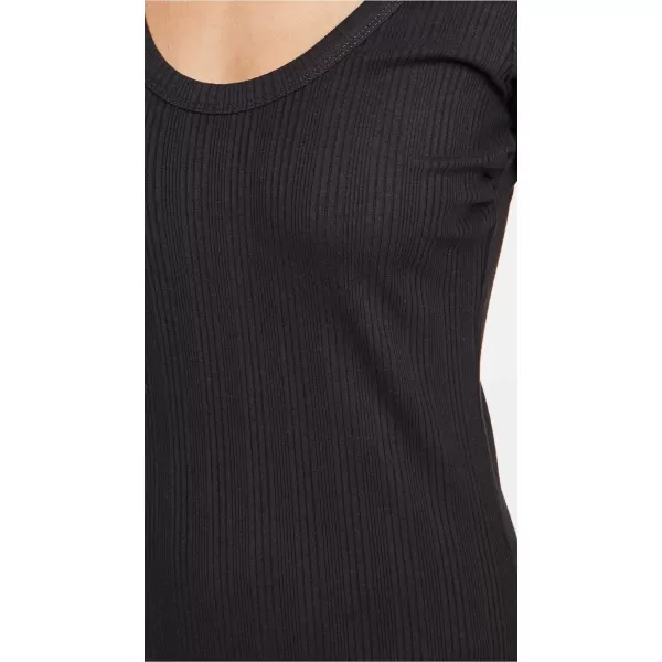 Vitamin A Catalina Tee DressBlack Organic Rib