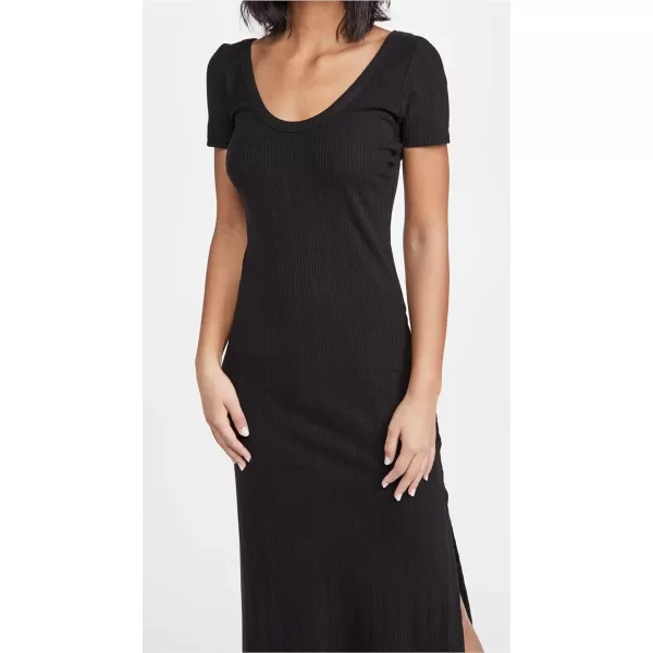 Vitamin A Catalina Tee DressBlack Organic Rib