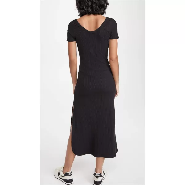 Vitamin A Catalina Tee DressBlack Organic Rib