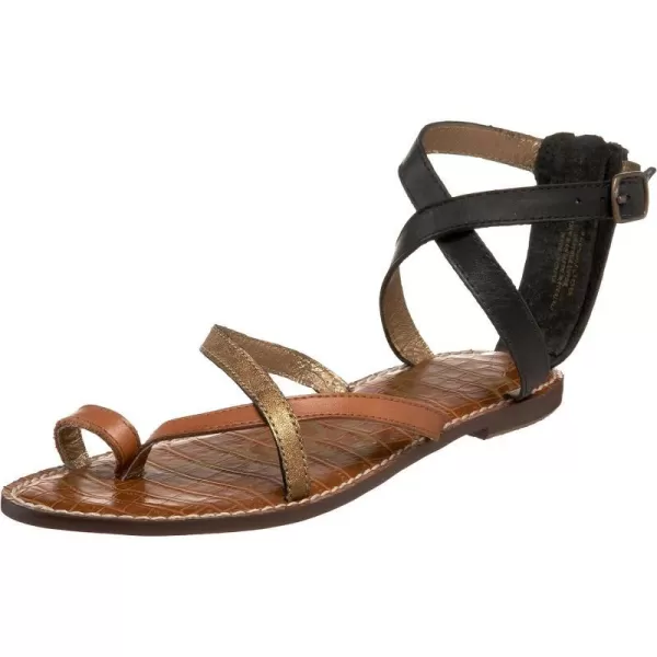 Sam Edelman Womens Gigi Thong SandalBlackBronzeWhiskey