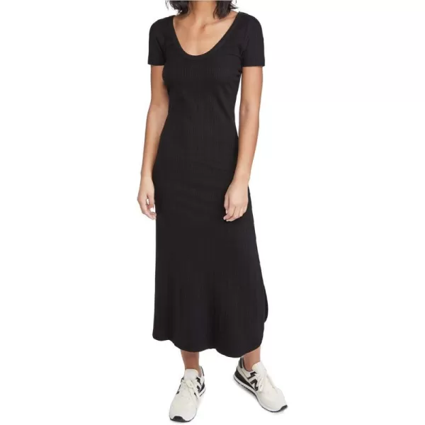 Vitamin A Catalina Tee DressBlack Organic Rib