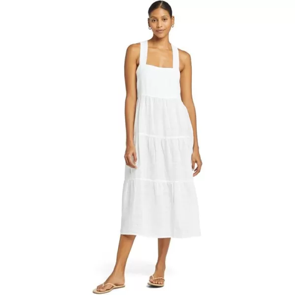 Vitamin A Catalina Tee DressEco Linen White