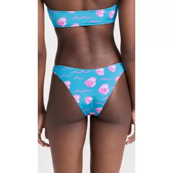 Fisch Womens Flamands Bikini BottomsBlue Butterfly Fish