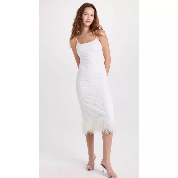 LIKELY Womens Midi Mari DressWhite