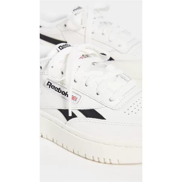 Reebok Womens Club C Double SneakerChalkCore Black