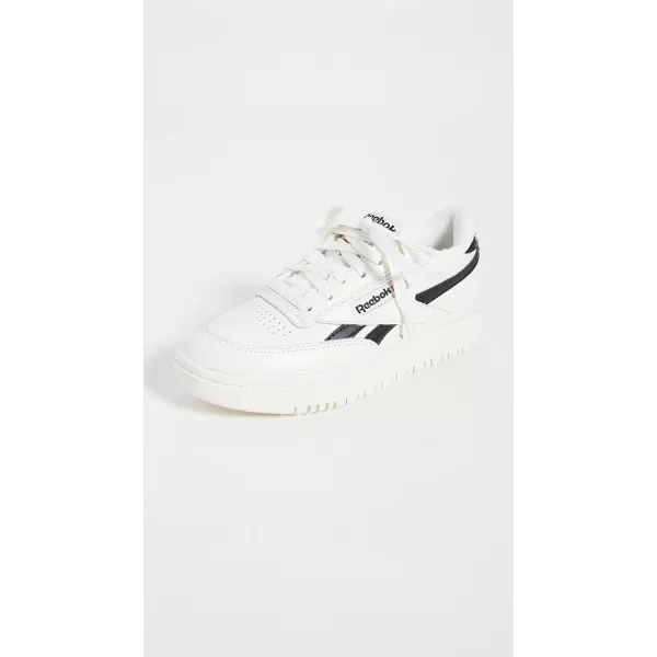 Reebok Womens Club C Double SneakerChalkCore Black