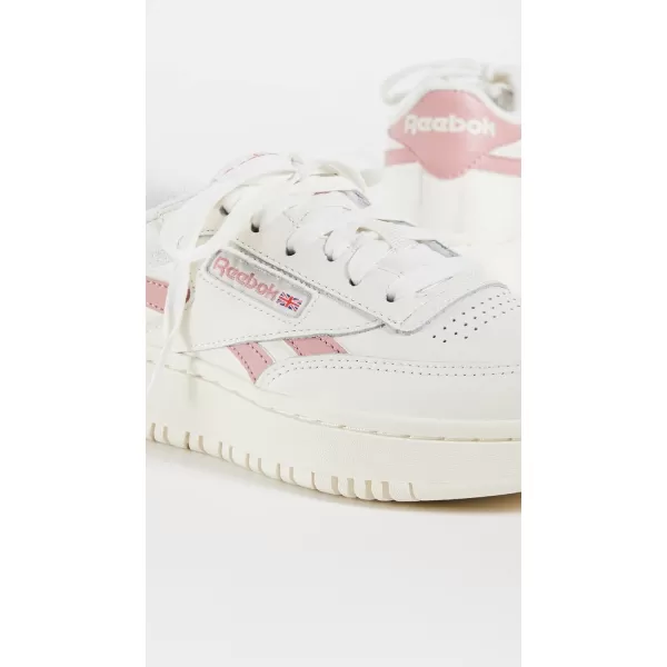 Reebok Womens Club C Double SneakerChalkSmokey Rose