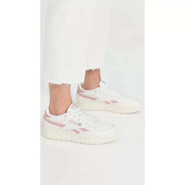 Reebok Womens Club C Double SneakerChalkSmokey Rose