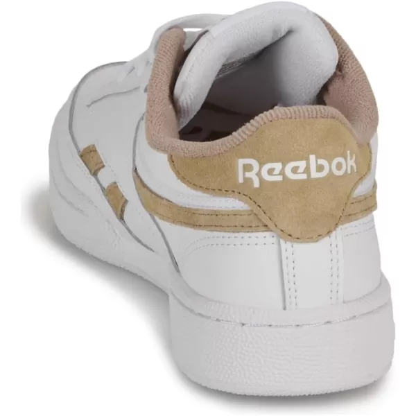 Reebok Womens Club C Double SneakerFtwr White Ftwr White Boulder Beige F23