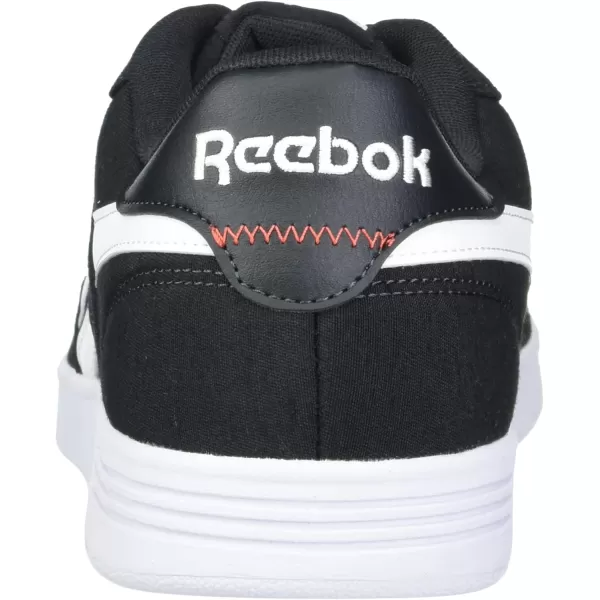 Reebok Womens Club C Double SneakerNight BlackDynamic RedWhite