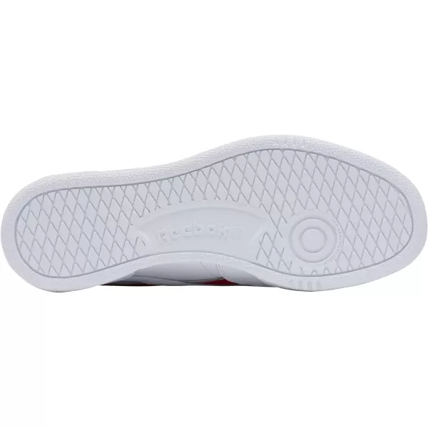 Reebok Womens Club C Double SneakerWhiteVector RedBlack