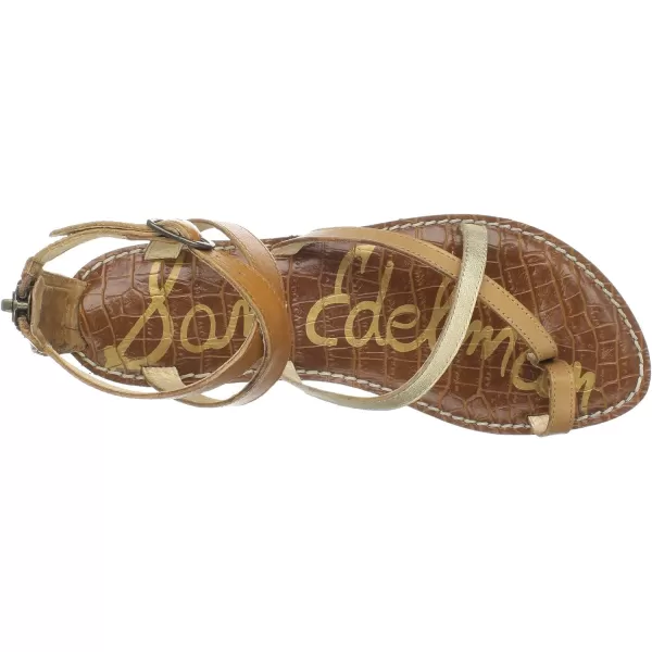 Sam Edelman Womens Gigi Thong SandalCaramelGoldie Locks