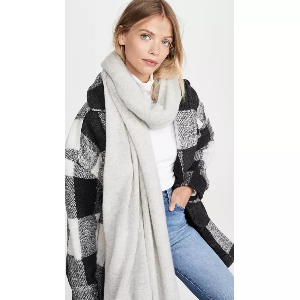 White  Warren Womens Cashmere Travel Wrap ScarfMisty Grey Heather