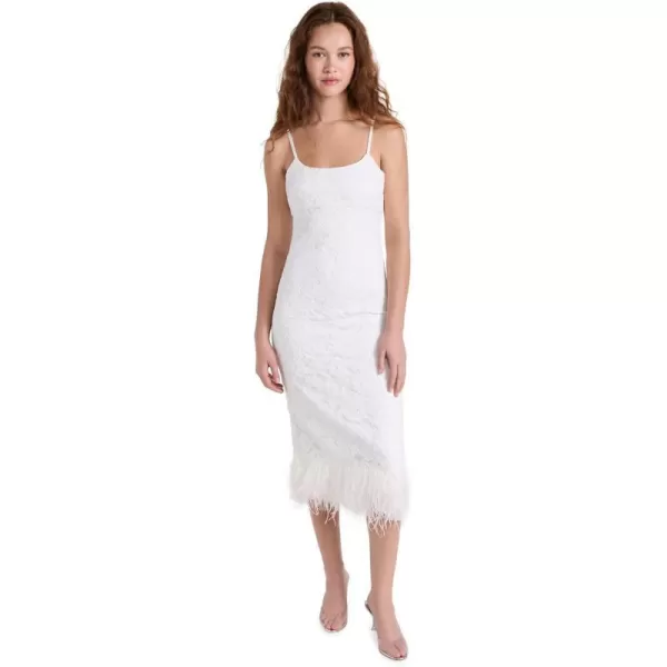 LIKELY Womens Midi Mari DressWhite