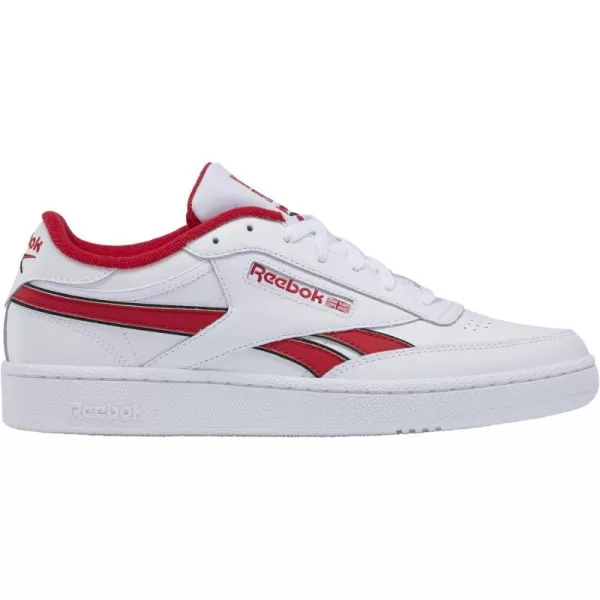 Reebok Womens Club C Double SneakerWhiteVector RedBlack