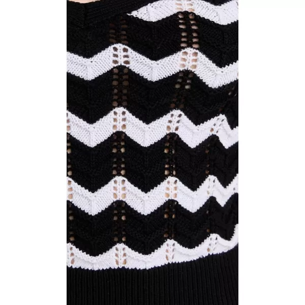 525 Womens Izzie Chevron Stripe BraletteBlack Multi