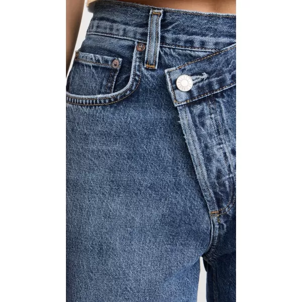 AGOLDE Womens Crisscross JeansControl