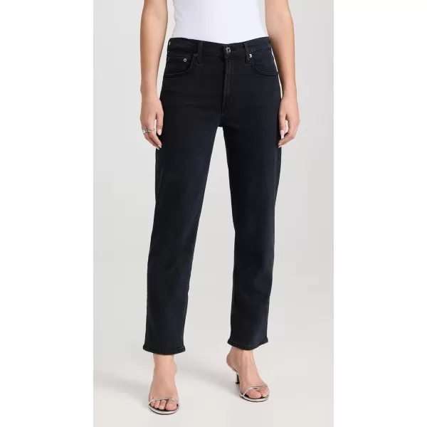 AGOLDE Womens Kye Mid Rise Straight Crop JeansPepper