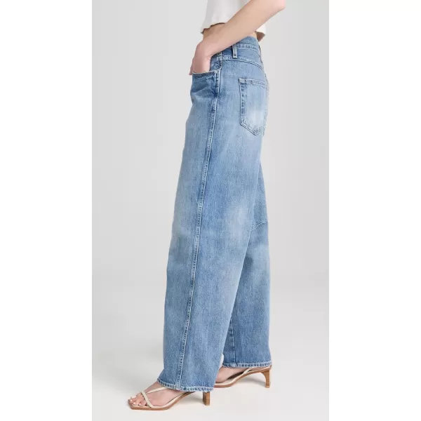 AMO Womens Sandra Baggy JeansCherry Bomb