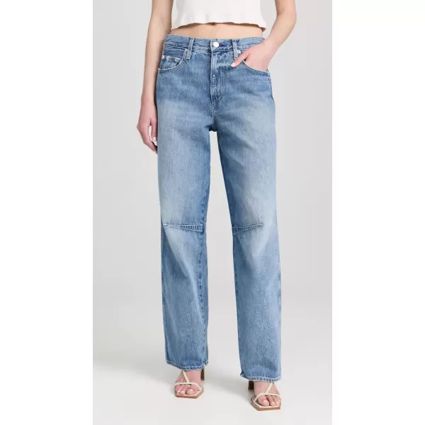 AMO Womens Sandra Baggy JeansCherry Bomb