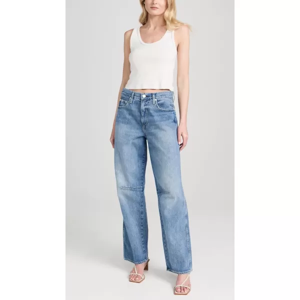 AMO Womens Sandra Baggy JeansCherry Bomb