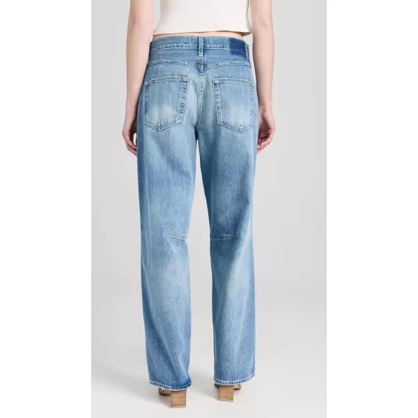 AMO Womens Sandra Baggy JeansCherry Bomb