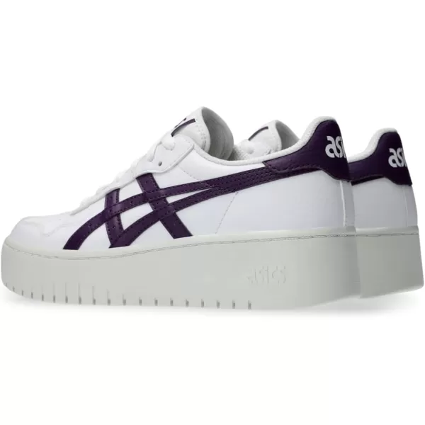 ASICS Womens Japan S PF Sportstyle ShoesWhiteMidnight Plum