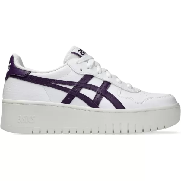 ASICS Womens Japan S PF Sportstyle ShoesWhiteMidnight Plum