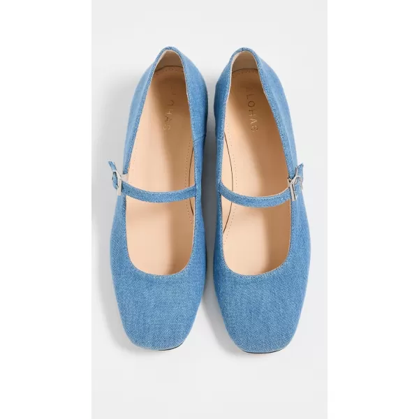 Alohas Womens Por Do Sol Ballet FlatsBlue Denim