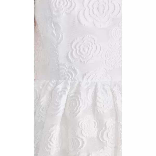 Amanda Uprichard Womens Valentina Dress in JacquardWhite