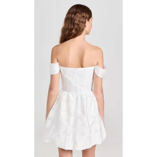 Amanda Uprichard Womens Valentina Dress in JacquardWhite