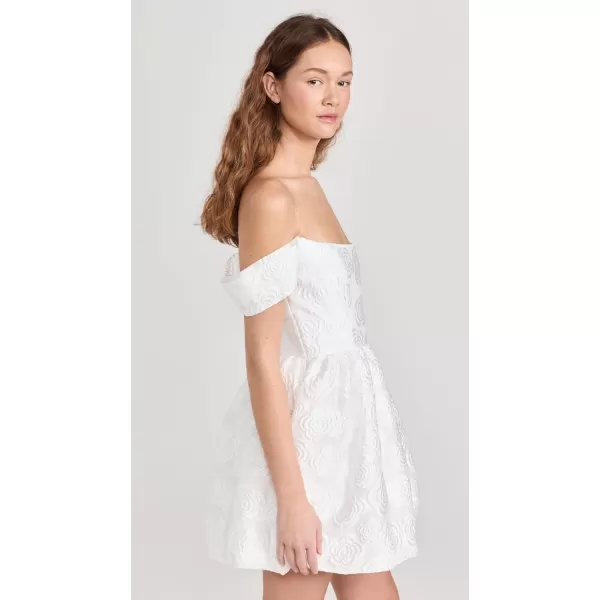 Amanda Uprichard Womens Valentina Dress in JacquardWhite