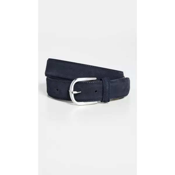 Andersons Mens Suede BeltNavy B1