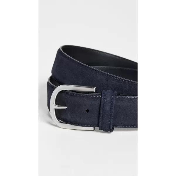 Andersons Mens Suede BeltNavy B1