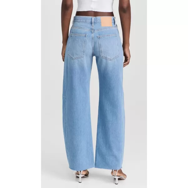 B Sides Womens Relaxed Lasso Long JeansWarren Blue