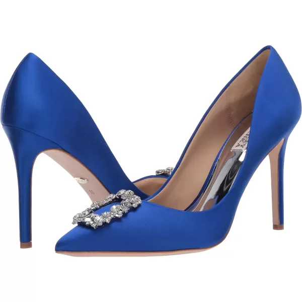 Badgley Mischka Womens Cher Pump  Womens Pumps with 375 Stiletto HeelsElectric Blue